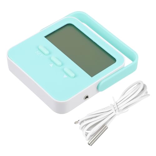 Toddmomy Digitales Thermometer mit Magnetbefestigung Alarmfunktion Innen Außentemperaturmessung Temperaturmesser für Gefrierschrank und Kühlschrank mit Einstellbarem Alarm und Praktischem von Toddmomy