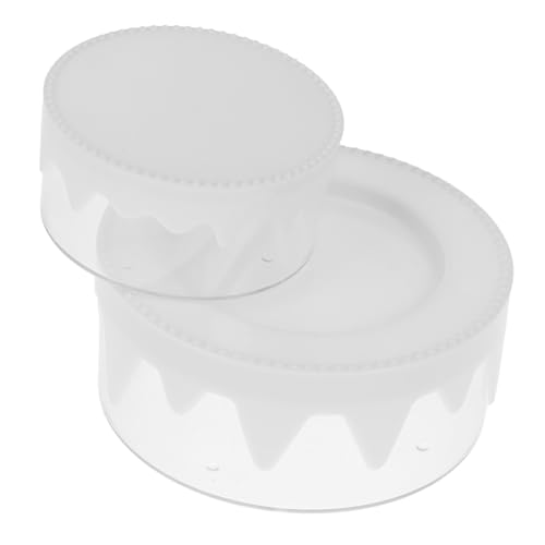 Toddmomy Doppelschicht Aufbewahrungsbox für Bastelmaterialien Transparenter Organizer mit Kuchenform Kreativer Bastelbehälter für Mädchen als und Desktop Organizer Toddmomy Doppelschicht Aufbewahrungsbox für Bastelmaterialien Transparenter Organizer mit Kuchenform Kreativer Bastelbehälter für Mädchen als und Desktop Organizer von Toddmomy