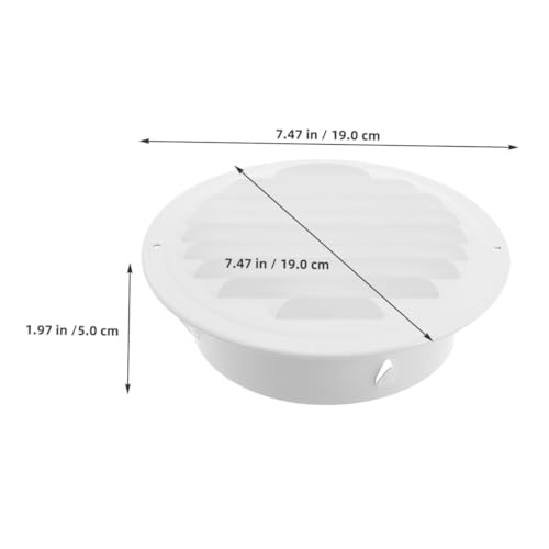 Toddmomy Edelstahl Lüftungsgitter mit Flacher Kopfhaube Wetterfeste Außenwand Abdeckung für Küchenabzug Winddichte Entlüftungsabdeckung für Haus Büro Schutz für Abluftsystem Toddmomy Edelstahl Lüftungsgitter mit Flacher Kopfhaube Wetterfeste Außenwand Abdeckung für Küchenabzug Winddichte Entlüftungsabdeckung für Haus Büro Schutz für Abluftsystem von Toddmomy