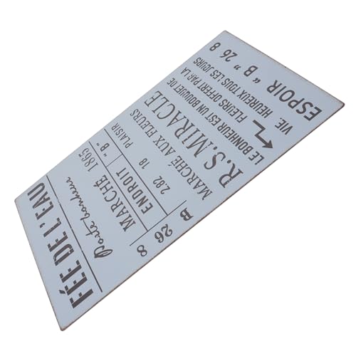 Toddmomy Eisen Hängeschild für Garten Retro Blumentopf Schild mit Elegantem Design Vielseitig Einsetzbar für Wand oder Tischdekoration Robustes Eisenmaterial für Stilvolle von Toddmomy
