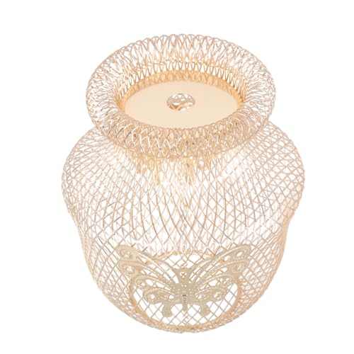 Toddmomy Eisen draht lampenschirm Goldfarben Vintage Dekorativ Langlebig für Deckenlampe Stilvolle Beleuchtung und Wohnraumgestaltung Toddmomy Eisen draht lampenschirm Goldfarben Vintage Dekorativ Langlebig für Deckenlampe Stilvolle Beleuchtung und Wohnraumgestaltung von Toddmomy