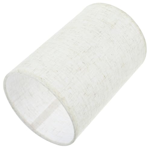 Toddmomy Ersatz Lampenschirm für Tischlampe und Stehleuchte Minimalistischer Runder Lampenschirm aus Feinem Leinenstoff Leicht zu Montieren Langlebig Geeignet für Modernes Wohn von Toddmomy