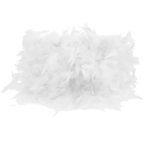 Toddmomy Feder lampenschirm Ersatz Tischlampe Stehlampe Flauschig Weich Modern Dekorativ Einfach zu Montieren von Toddmomy