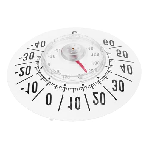 Toddmomy Fensterthermometer mit Starkem Saugnapf Traditionelles Analoges Thermometer für Innen und Außen Präzise Temperaturmessung für Wohnzimmer Gewächshaus Garten und Büro Einfach Toddmomy Fensterthermometer mit Starkem Saugnapf Traditionelles Analoges Thermometer für Innen und Außen Präzise Temperaturmessung für Wohnzimmer Gewächshaus Garten und Büro Einfach von Toddmomy