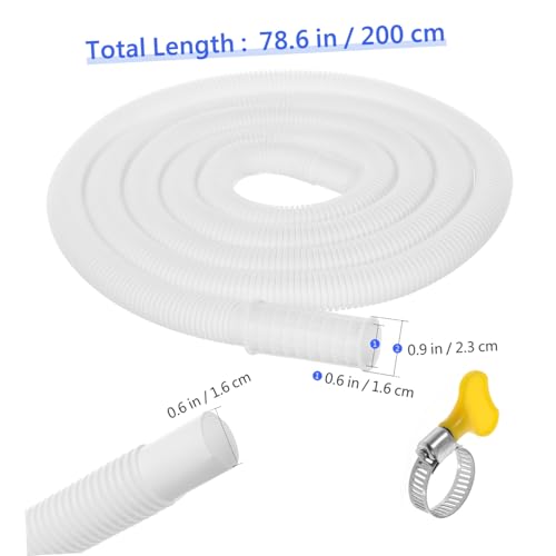 Toddmomy Flexibler Ablaufschlauch für Klimaanlage Polyethylen Robust Biegbar Korrosionsbeständig Geeignet für Mini-split Fensterklimageräte mit Hoher Elastizität und Langlebigem Material Toddmomy Flexibler Ablaufschlauch für Klimaanlage Polyethylen Robust Biegbar Korrosionsbeständig Geeignet für Mini-split Fensterklimageräte mit Hoher Elastizität und Langlebigem Material von Toddmomy