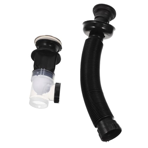 Toddmomy Flexibler Ausziehbarer Waschbecken abflussschlauch mit Geruchsbeständiger Silikondichtung Druckfest und Langlebig Verstellbarer Küchen Badablauf für Waschbecken und Waschtisch von Toddmomy