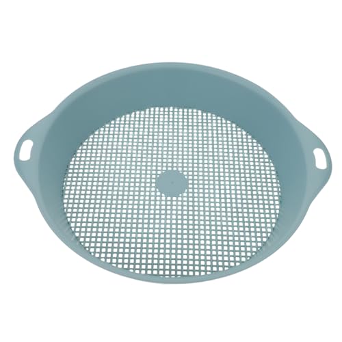 Toddmomy Garten Bodensieb Maschenweite Kunststoff Bodenfilter mit Griffen Wetterfestes Vielseitiges Sieb für Gartenarbeit Bonsai Sand und Kies Geeignet für Kleine und Große Beete von Toddmomy