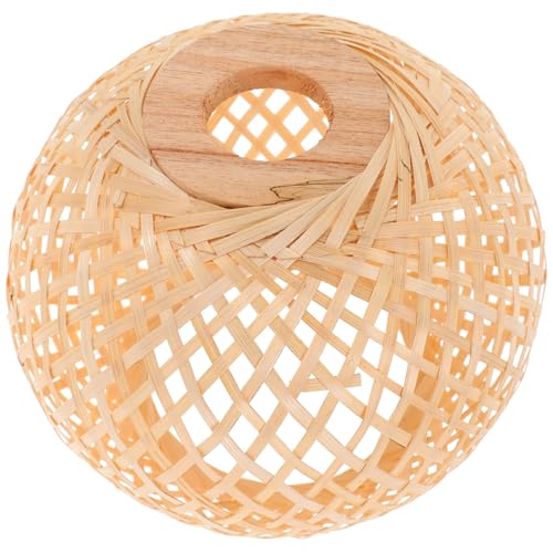 Toddmomy Geflochtener Lampenschirm Vintage Stil Deckenleuchte Lampenabdeckung Rustikales Design Schlafzimmer Wohnzimmer Dekor Langlebig Toddmomy Geflochtener Lampenschirm Vintage Stil Deckenleuchte Lampenabdeckung Rustikales Design Schlafzimmer Wohnzimmer Dekor Langlebig von Toddmomy