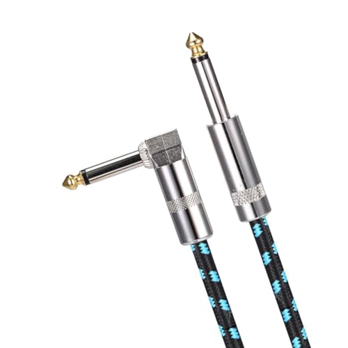 Toddmomy Gitarre Bass Audio Kabel Hochwertiges Verbindungskabel für Instrumente mit Geräuschloser Signalübertragung für Bühne und Studio Toddmomy Gitarre Bass Audio Kabel Hochwertiges Verbindungskabel für Instrumente mit Geräuschloser Signalübertragung für Bühne und Studio von Toddmomy
