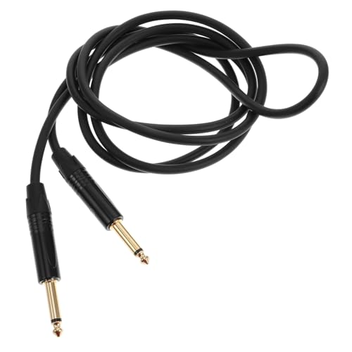 Toddmomy Gitarrenkabel Vergoldete Stecker Dual schutz Gitarre Verstärker Studio Klarer Klang Störungsfrei Robust von Toddmomy