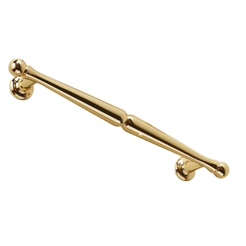 Toddmomy Goldfarbener Möbelgriff Schubladengriff für Schränke und Küchen Moderner Eleganter Türgriff aus Zinklegierung Komfortabel Vielseitig für Kommoden Kleiderschränke von Toddmomy