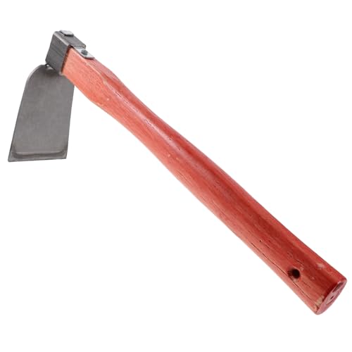 Toddmomy Green Hill Holzhacke Gartengeräte Unkrautstecher Jäter Garten hacke Kopf Anders Rasen Gartenhacke mit Holzstiel handgeführte kleine Hacke Lockerungswerkzeug hölzern von Toddmomy