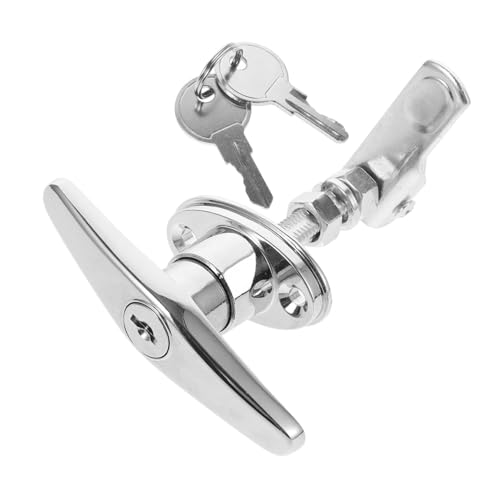 Toddmomy Griffschloss aus Zinklegierung Robustes Schrankschloss mit Schlüssel Ersatz für Aktenschrank Werkzeugkasten Elektroschrank Starker Diebstahlschutz Einfache Bedienung von Toddmomy