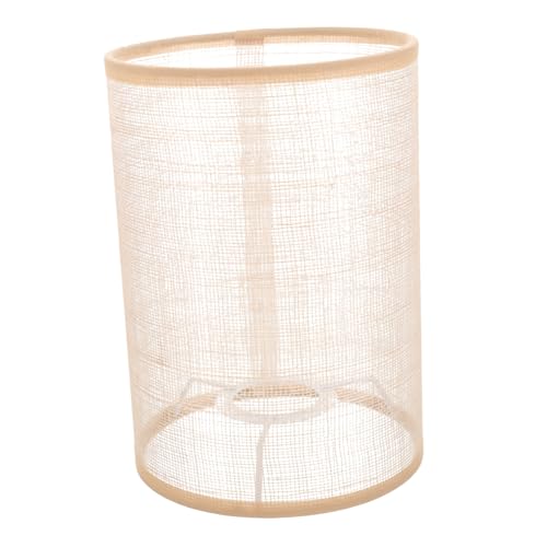 Toddmomy Großer Leinen Lampenschirm Lichtabdeckung für Nachttisch Stehlampe Schlafzimmer Ersatzschirm für Gemütliche Beleuchtung und Einfache Montage von Toddmomy