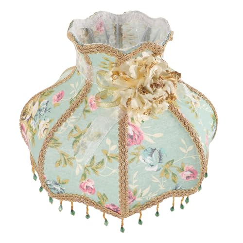 Toddmomy Grüner Lampenschirm Fassung Blumenmuster Prinzessin Stil Stoff Lampenschirm für Tisch Stehlampe Einfach zu Montieren Dekorativ Langlebig Natürliches Design Toddmomy Grüner Lampenschirm Fassung Blumenmuster Prinzessin Stil Stoff Lampenschirm für Tisch Stehlampe Einfach zu Montieren Dekorativ Langlebig Natürliches Design von Toddmomy