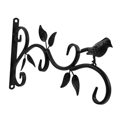 Toddmomy Hängender Pflanzenhalter Robustem Eisen Wandmontierter Blumentopf Haken für Blumenampeln Laternen Windspiele und Vogelhäuschen Installieren und für und Außenbereiche von Toddmomy