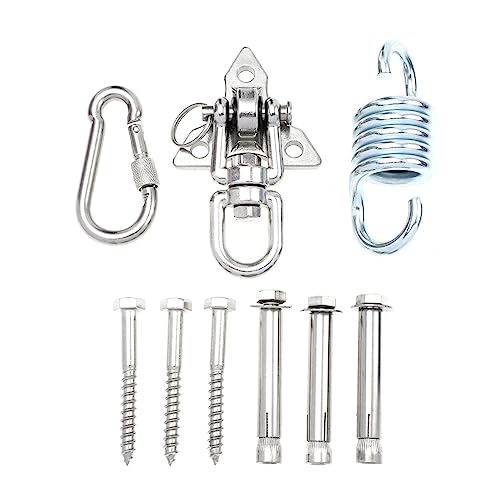 Toddmomy Hängesessel Aufhängung Set Robuste Schaukelhaken für und Außenbereich für Hängematten und Fitnessgeräte mit Hoher Tragfähigkeit und Sicherer Befestigung Toddmomy Hängesessel Aufhängung Set Robuste Schaukelhaken für und Außenbereich für Hängematten und Fitnessgeräte mit Hoher Tragfähigkeit und Sicherer Befestigung von Toddmomy