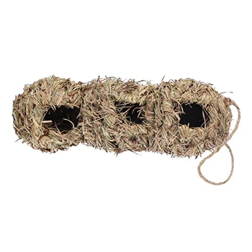 Toddmomy Handgefertigtes Robustes Hänge Vogelnest aus Geflochtenem Stroh Wetterbeständig und Langlebig für Garten Balkon und Wald Kreatives Natur Nistplatz für Ziervögel und Wildvögel Toddmomy Handgefertigtes Robustes Hänge Vogelnest aus Geflochtenem Stroh Wetterbeständig und Langlebig für Garten Balkon und Wald Kreatives Natur Nistplatz für Ziervögel und Wildvögel von Toddmomy