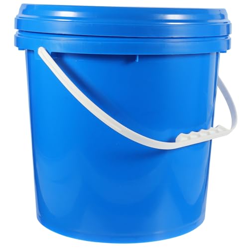 Toddmomy Hdpe Farbeimer mit Deckel Runder Stabiler Malereimer mit Robustem Griff Vielseitiger Behälter für Lack Pigment und Farblagerung Widerstandsfähig und Bruchfest für Handwerk und von Toddmomy