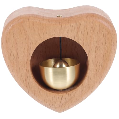 Toddmomy Herzförmige Holz türklingel mit Metallglocke Magnetische Ladenbesitzerglocke Dekoratives Windspiel für Eingangstüren Kühlschränke Büros Restaurants Kreative Haustürdeko Toddmomy Herzförmige Holz türklingel mit Metallglocke Magnetische Ladenbesitzerglocke Dekoratives Windspiel für Eingangstüren Kühlschränke Büros Restaurants Kreative Haustürdeko von Toddmomy
