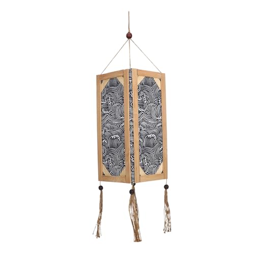 Toddmomy Holz Lampenschirm mit Quasten Dekorativer Lampenüberzug für Hängelampe Warmes Licht Handgefertigt Leicht Vielseitig Einsetzbar für Schlafzimmer Wohnzimmer Hotel und Innendesign Toddmomy Holz Lampenschirm mit Quasten Dekorativer Lampenüberzug für Hängelampe Warmes Licht Handgefertigt Leicht Vielseitig Einsetzbar für Schlafzimmer Wohnzimmer Hotel und Innendesign von Toddmomy