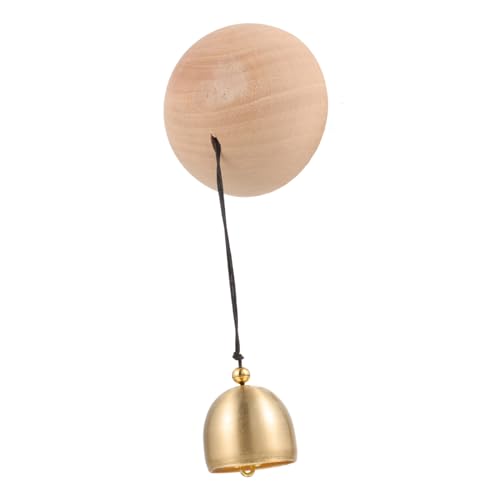 Toddmomy Holz türklingel für Eingangstür mit Handgefertigtem Windspiel Vielseitige Hängende Dekoration für Haustür Fenster Schrank und Kühlschrank Dekorative Ladenbesitzer Glocke von Toddmomy