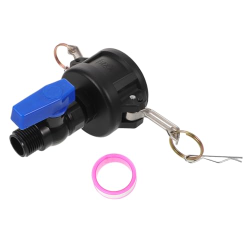 Toddmomy IBC Tote Adapter mit Gartenschlauchanschluss Schwerer Kunststoff Kugelhahn Absperrventil für Gallonen Wassertank Kompatibel mit Garten Bewässerungssystemen Toddmomy IBC Tote Adapter mit Gartenschlauchanschluss Schwerer Kunststoff Kugelhahn Absperrventil für Gallonen Wassertank Kompatibel mit Garten Bewässerungssystemen von Toddmomy