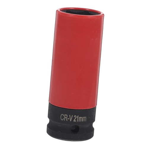 Toddmomy Impact Lug Nut Socket Dünn Tiefes Design Radmuttern Steckdose aus Hochfestem Chrom Vanadium Schutz für Schlagschrauber Langlebig und Vielseitig für Autowerkstatt von Toddmomy