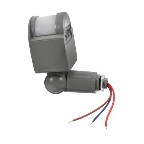 Toddmomy Infrarot Bewegungsmelder LED Sicherheitsschalter mit Pir Sensor Einstellbarer Bewegungssensor Hochtemperaturbeständig Für LED Lampen Automatische Tageslicht Erkennung von Toddmomy