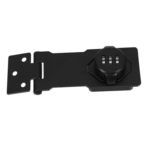 Toddmomy Kabelloses für Doppeltüren Mechanisches Sicherheitsschloss mit Drehverschluss Geeignet für Schränke Schuhschränke Praktisches Push pull design Einfache Schraubmontage von Toddmomy