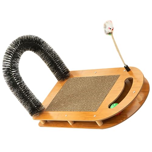 Toddmomy Katzen Kratzbrett aus Strapazierfähigem Material Multifunktionales für Katzen mit Stabiler Konstruktion zur Krallenpflege und Spielvergnügen Verhindert Kratzer Möbeln und Böden Toddmomy Katzen Kratzbrett aus Strapazierfähigem Material Multifunktionales für Katzen mit Stabiler Konstruktion zur Krallenpflege und Spielvergnügen Verhindert Kratzer Möbeln und Böden von Toddmomy