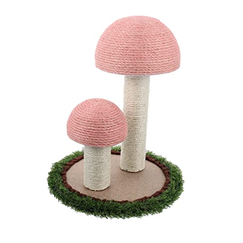 Toddmomy Katzenkratzbaum mit Pilzdesign Kratzspielzeug für Katzen Platzsparend für Innenbereich Fördert Bewegung und Spielspaß Toddmomy Katzenkratzbaum mit Pilzdesign Kratzspielzeug für Katzen Platzsparend für Innenbereich Fördert Bewegung und Spielspaß von Toddmomy