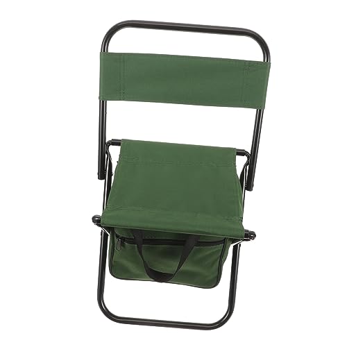 Toddmomy Faltbarer Campingstuhl Mit Rückenlehne Multifunktionale Outdoor-transportlösung Für Angeln Garten Und Leicht Und Platzsparend von Toddmomy