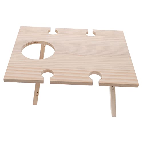 Toddmomy Faltbarer Holz-weintisch Für Outdoor-Events Tragbarer Kompakter Picknicktisch Für Garten Strand Und Camping Mit Elegantem Design Und Einfachem Transport von Toddmomy