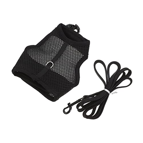 Toddmomy Kleines Kaninchen Geschirr Set aus Atmungsaktivem Mesh Strapazierfähiges Haustiergeschirr mit Leine Verstellbare Weste für Meerschweinchen und Kaninchen für und Outdoor von Toddmomy