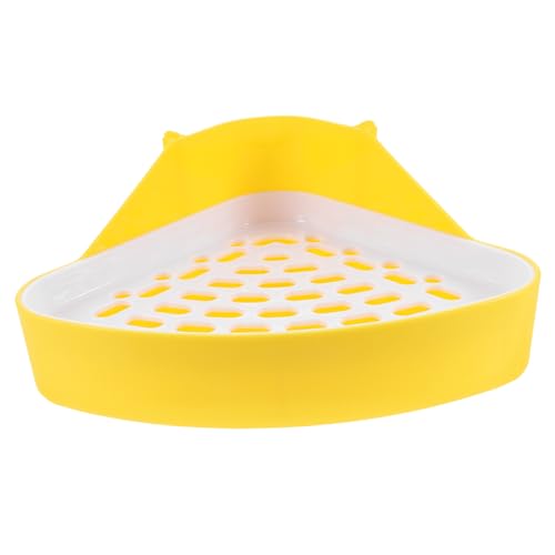 Toddmomy Kleintier Toilettentrainer Dreieckige Katzentoilette für Kaninchen und Hamster aus Robustem Sicherer Auslaufsicher Geruchsfrei für Training von Meerschweinchen und Kleinen Toddmomy Kleintier Toilettentrainer Dreieckige Katzentoilette für Kaninchen und Hamster aus Robustem Sicherer Auslaufsicher Geruchsfrei für Training von Meerschweinchen und Kleinen von Toddmomy