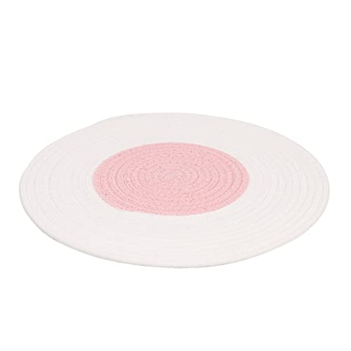 Toddmomy Kratzmatte für Katzen Knitted Cat Pad und Weiß Vielseitig Einsetzbar als Schlafmatte und Kratzbrett aus Natürlicher Baumwolle für Toddmomy Kratzmatte für Katzen Knitted Cat Pad und Weiß Vielseitig Einsetzbar als Schlafmatte und Kratzbrett aus Natürlicher Baumwolle für von Toddmomy