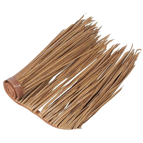 Toddmomy Künstliches Strohdach Feuerfestes Pe Material Dekoratives Dach für Gartenpavillons und Markisen Realistisches Design für DIY von Toddmomy