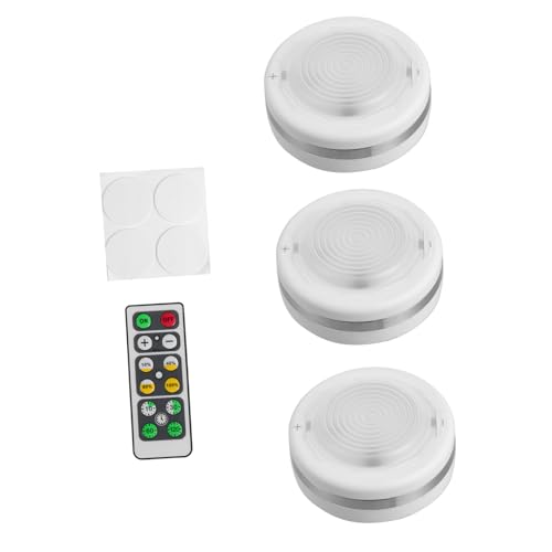 Toddmomy LED Cabinet Lamp mit Fernbedienung und Abstandskontrolle Rgb Atmosphärische Nachtlampen für Wohnzimmer Schlafzimmer und Schrankbeleuchtung Batteriebetrieben Dimmbar Vielseitig von Toddmomy