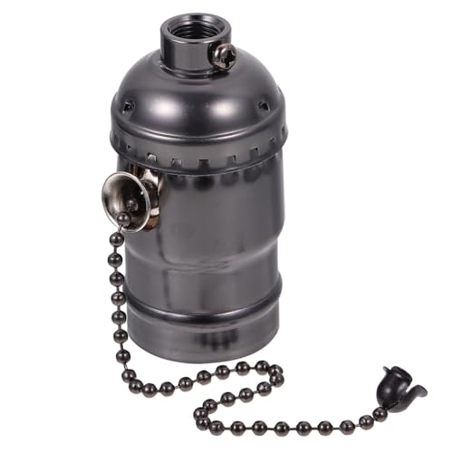 Toddmomy Lampenfassung Aluminium Retro Stil mit Zugschalter Vintage Lampenhalter für Küche Restaurant DIY Leuchte Zubehör von Toddmomy