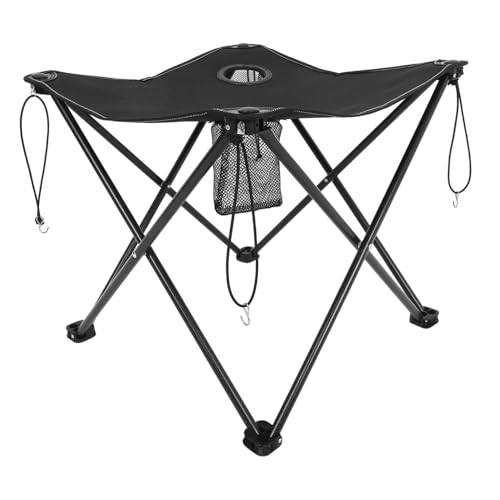 Toddmomy Leichter Klappbarer Campingtisch mit Getränkehaltern Stabiler Metallrahmen Tragbarer Outdoor Tisch für Picknick Camping Strand Grillen und Wanderungen Toddmomy Leichter Klappbarer Campingtisch mit Getränkehaltern Stabiler Metallrahmen Tragbarer Outdoor Tisch für Picknick Camping Strand Grillen und Wanderungen von Toddmomy