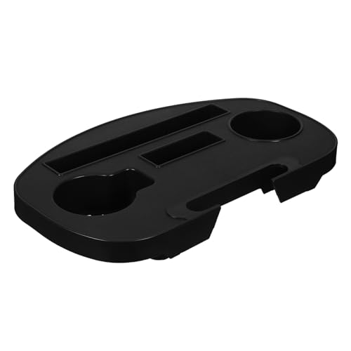 Toddmomy Lounge Chair Cup Organizer mit Anti-Spill Getränkehalter Kompakte Kunststoff Ablage für Strand Gartenstuhl Multifunktionales Utility Tray mit Smartphone Buchfach von Toddmomy