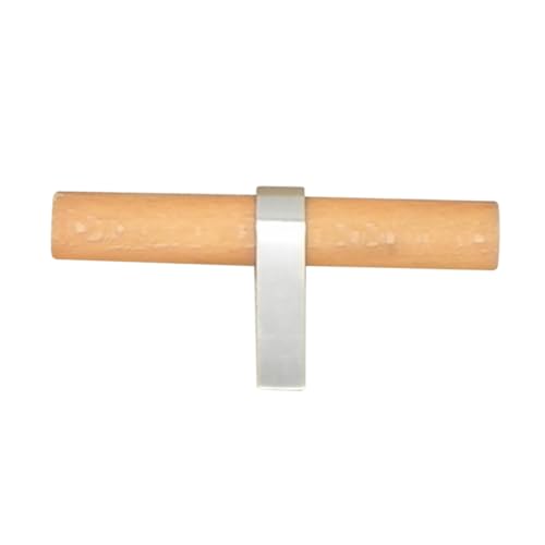 Toddmomy Massiver Holzgriff Tür Schubladenbeschlag aus Rostfrei Glatte Oberfläche Einfache Montage Moderner Stil Geeignet für Schränke Fenster Kleiderschränke und Kommoden von Toddmomy