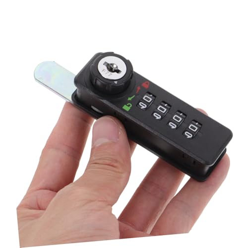 Toddmomy Mechanisches Zahlenschloss für Schränke und Sicherheitsschloss mit Schlüssel Kombinationstürverschluss Robustes Code schloss für Aufbewahrung und Vitrinen Toddmomy Mechanisches Zahlenschloss für Schränke und Sicherheitsschloss mit Schlüssel Kombinationstürverschluss Robustes Code schloss für Aufbewahrung und Vitrinen von Toddmomy