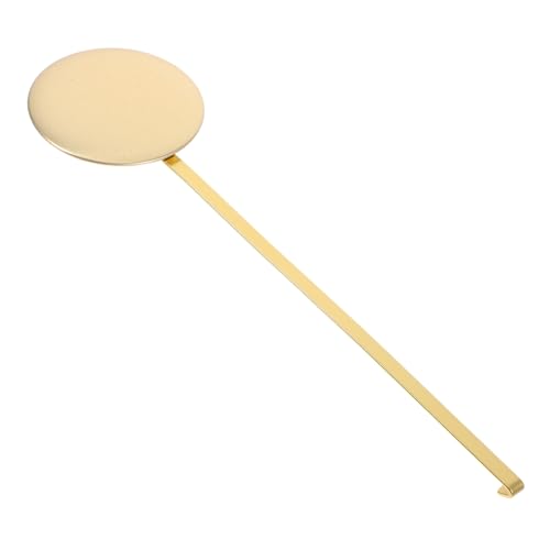 Toddmomy Metall Pendeluhr Ersatzteil Goldfarbenes Pendel DIY Wanduhr Reparatur Zubehör Langlebig Glatte Oberfläche Klassische Farbe für Uhrwerk Ersatz von Toddmomy