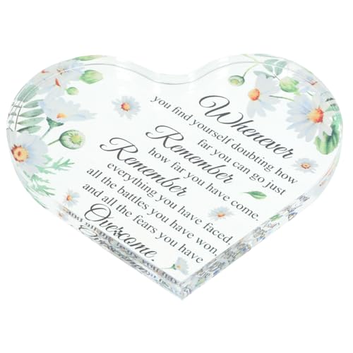 Toddmomy Ornament mit Inspirierendem Tischdeko und Geschenkschild Motivationsplakette für Regal oder Schreibtisch Platzierbar von Toddmomy