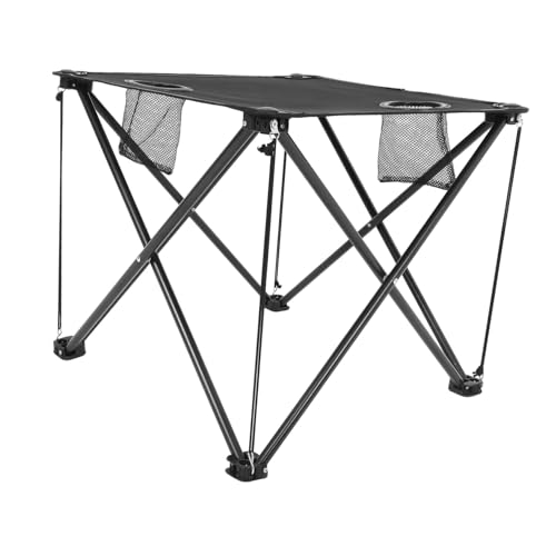 Toddmomy Faltbarer Picknicktisch Mit Getränkehaltern Tragbare Campingtische Für Outdoor-aktivitäten Für BBQ Angeln Und Reisen Leicht Und Platzsparend von Toddmomy