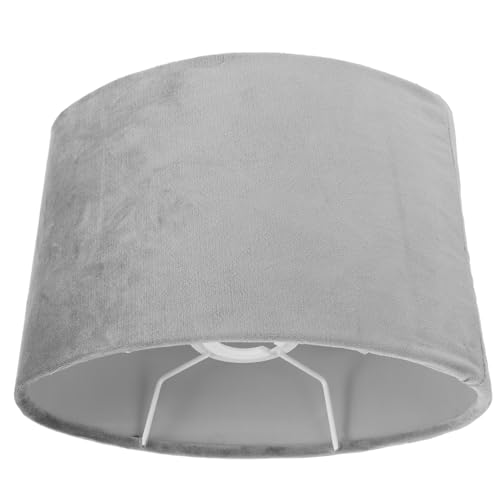 Toddmomy Ovaler Lampenschirm aus Dekorativem Stoff Weiches Licht Langlebiges Material Stilvolles Tischlampenzubehör Passend für Lampenfassung als Ersatzschirm und Raumdekoration von Toddmomy