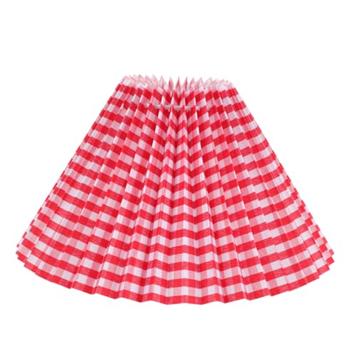 Toddmomy Plissee Lampenschirm aus Stoff Kariert Dekorative Lampenabdeckung für Deckenleuchte Weiche Lichtstreuung Passend für Wohnzimmer und Schlafzimmer Stilvoller Lampenschutz Toddmomy Plissee Lampenschirm aus Stoff Kariert Dekorative Lampenabdeckung für Deckenleuchte Weiche Lichtstreuung Passend für Wohnzimmer und Schlafzimmer Stilvoller Lampenschutz von Toddmomy