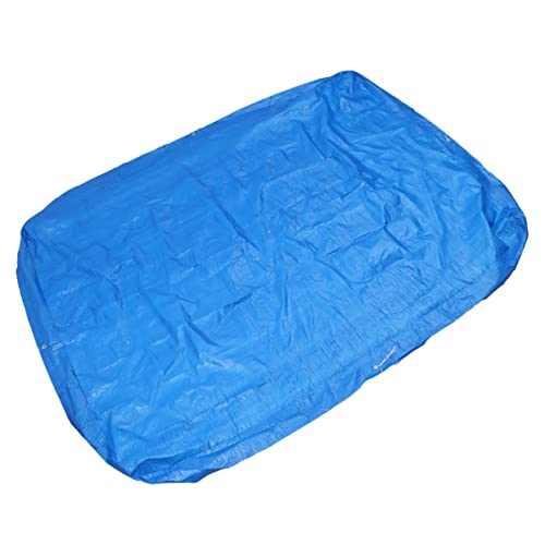 Toddmomy Pool-Schutzabdeckung Poly schützend im Freien Plane Schwimmbad Abdeckung für Pool Regenfeste Poolabdeckung Pool Abdeckung Matte Plastik Blau von Toddmomy